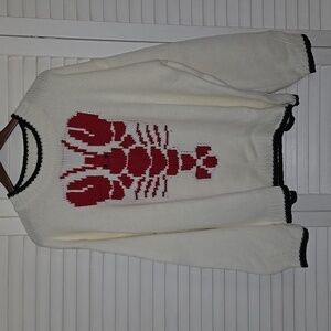 Cozy knit lobster 🦞 pullover